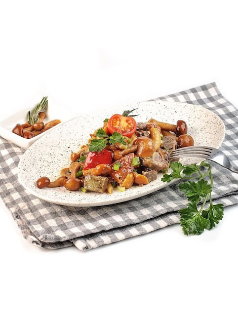 Тарелка домашнего блюда